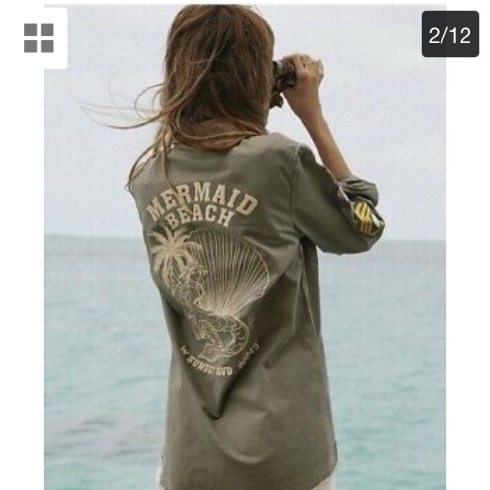 Spell Mermaid Beach army coat